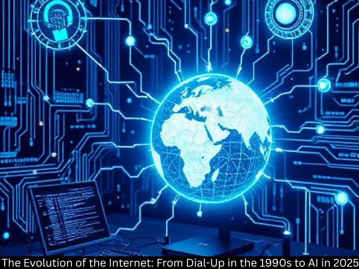 The Evolution of the Internet: From Dial-Up in the 1990s to AI in 2025